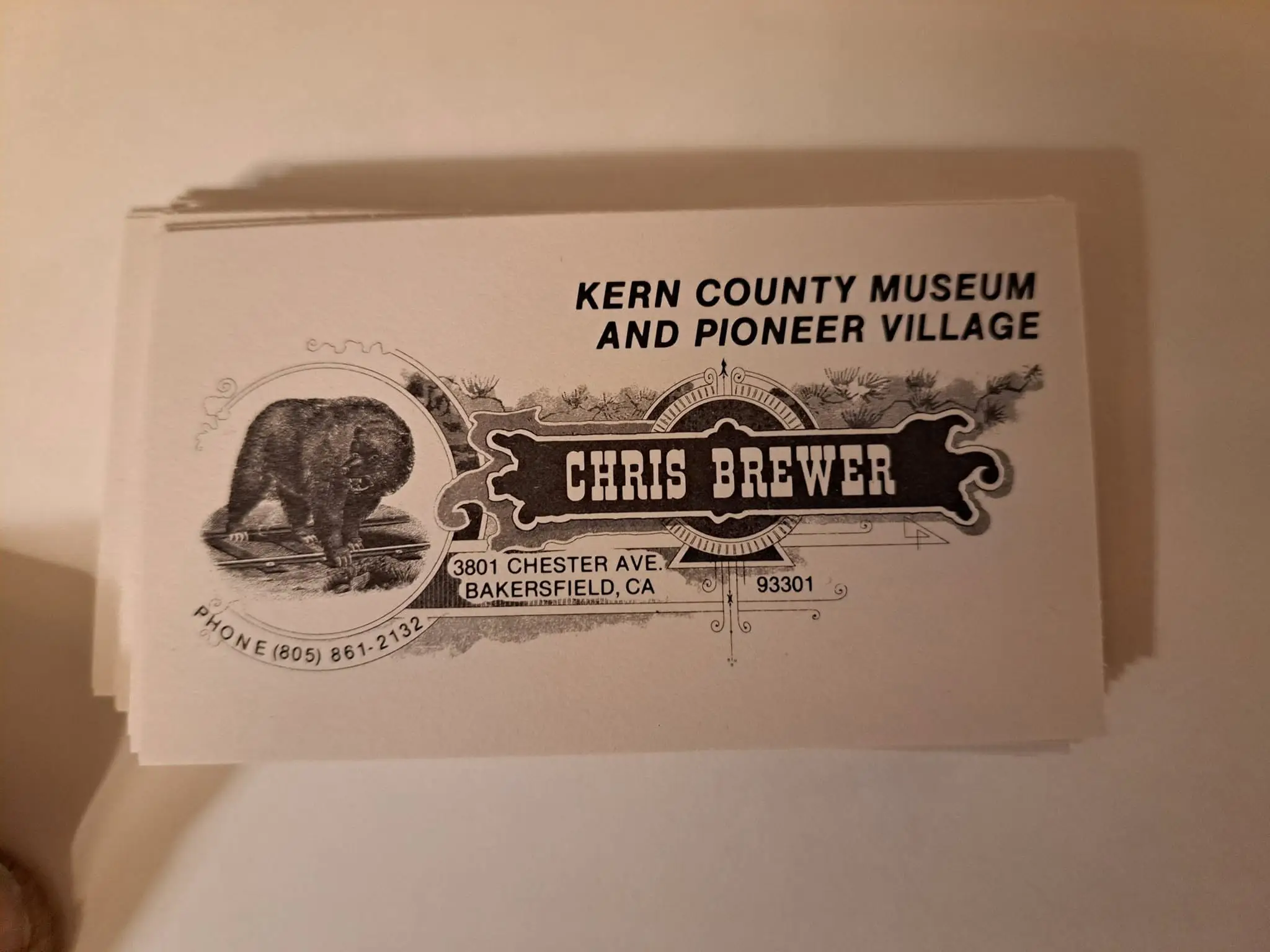 Museum Business Card